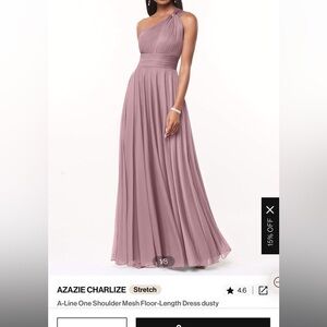 NWT Azazie “Charlie” bridesmaid dress. Vintage Mauve.